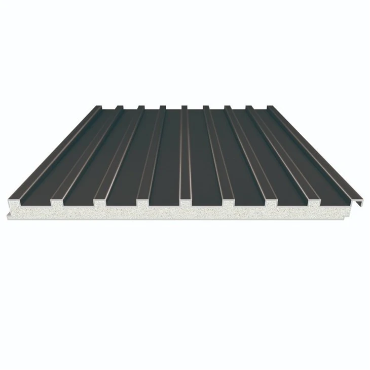 Waterproof Insulated Polyurethane Foam Warehouse Construction Aluminum Roof Panels high quality